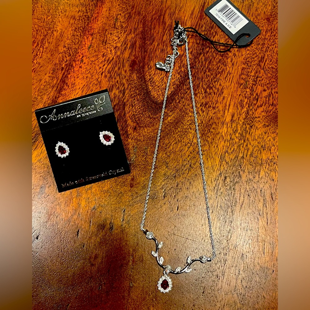 Annaleece NWT jewelry set entitled Fire & Ice